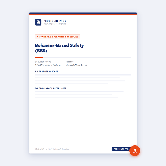 Behavior-Based Safety (BBS)