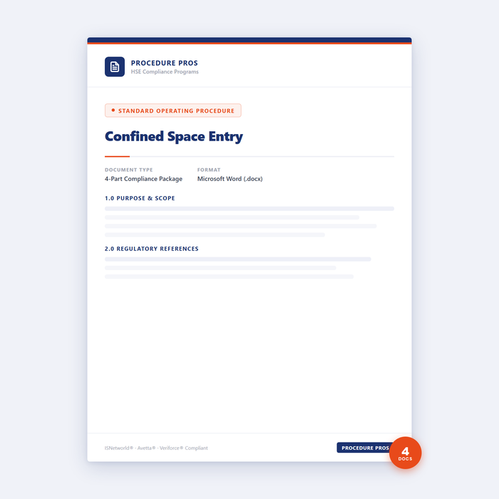 Confined Space Entry