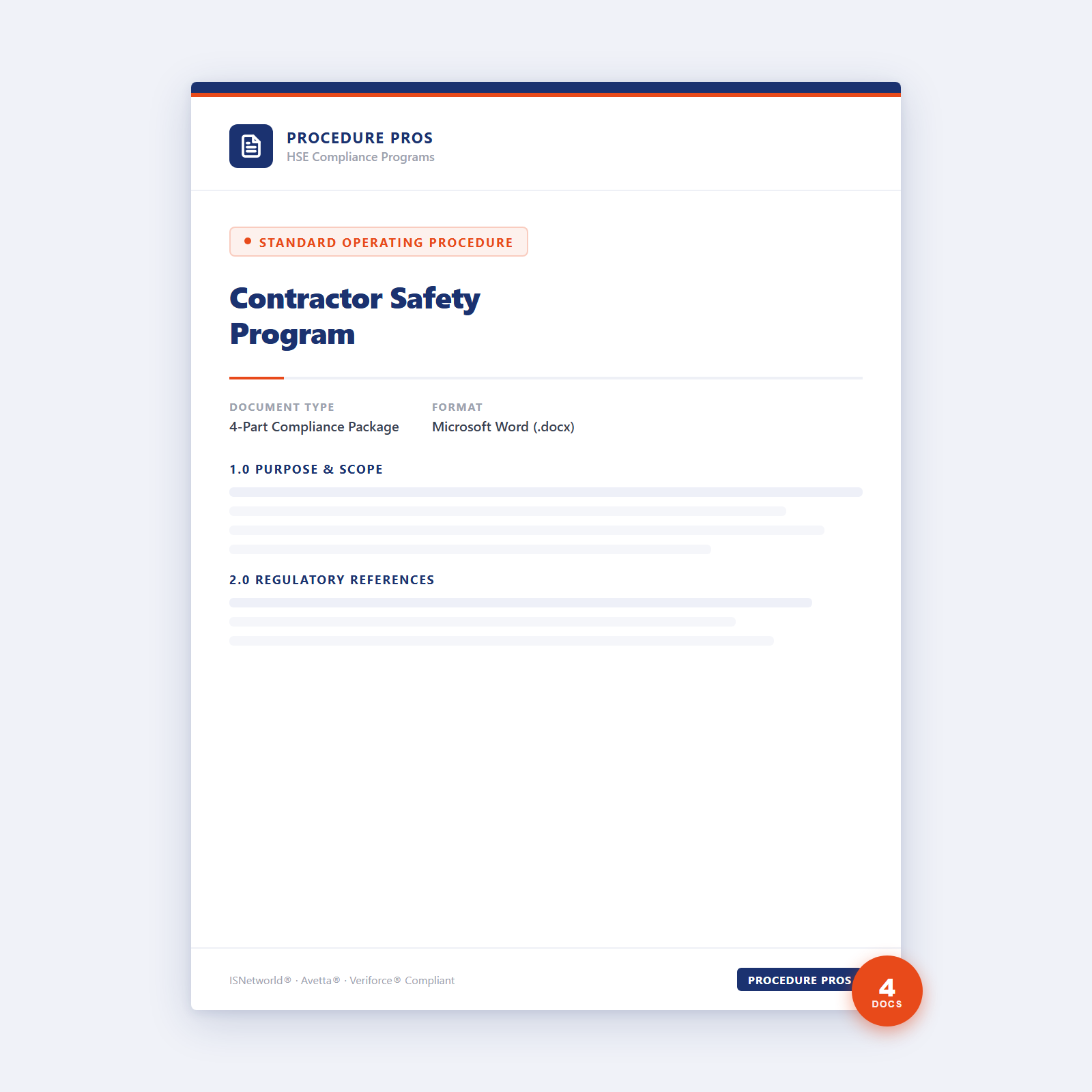 Contractor Safety Program