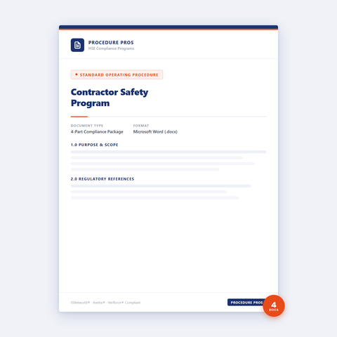 Contractor Safety Program