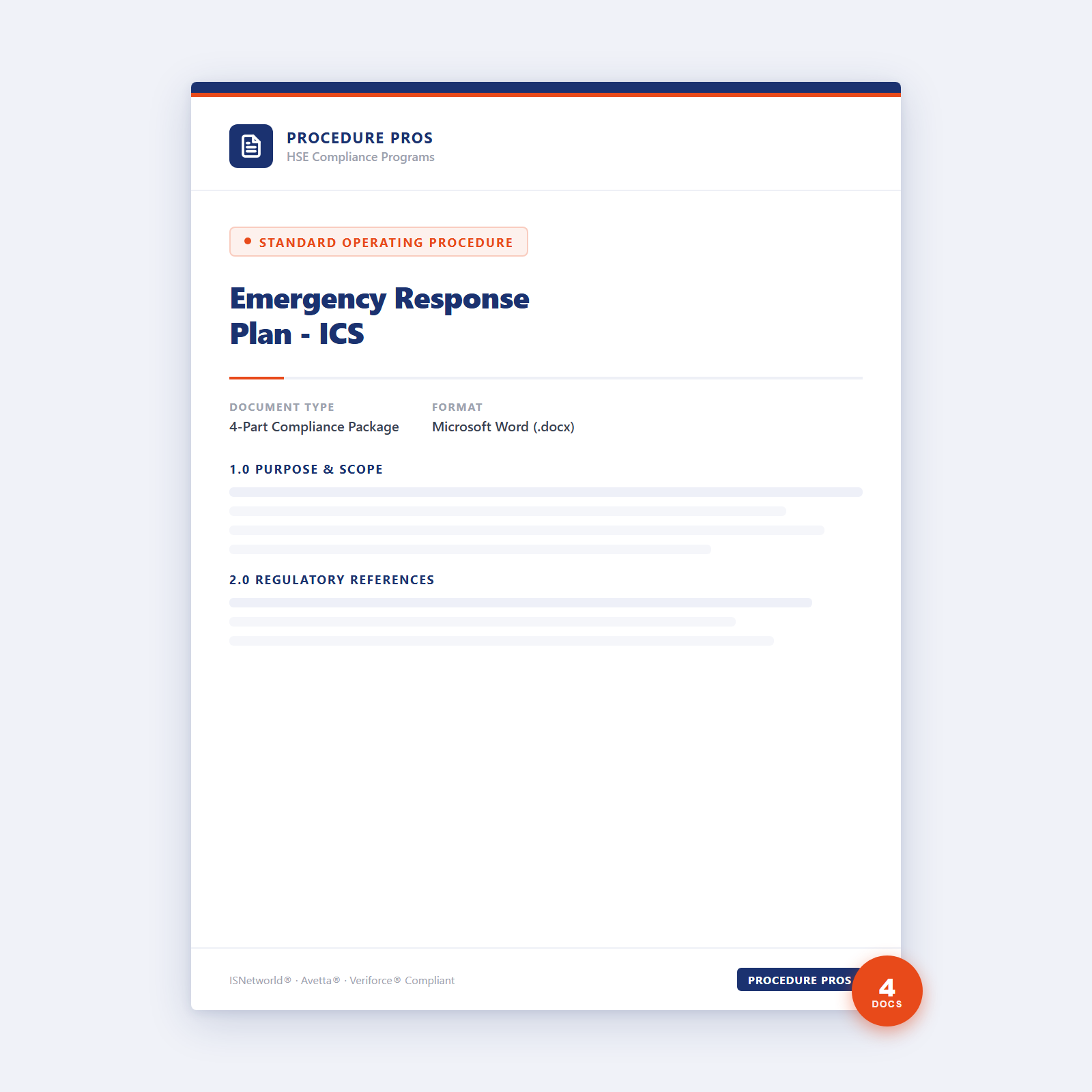 Emergency Response Plan - ICS