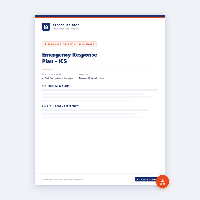 Emergency Response Plan - ICS