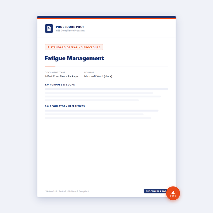 Fatigue Management