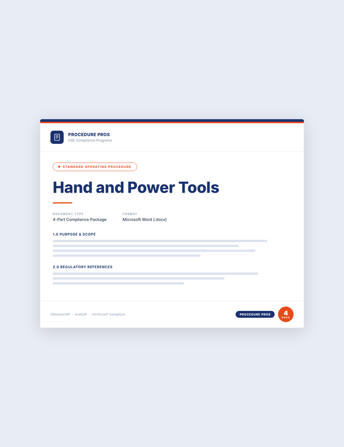 Hand and Power Tools