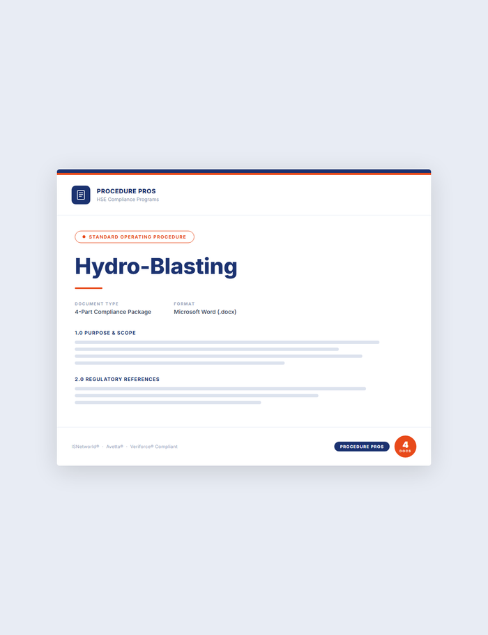 Hydro-Blasting
