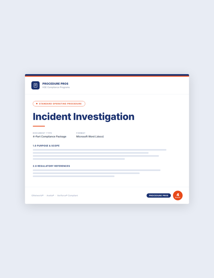 Incident Investigation