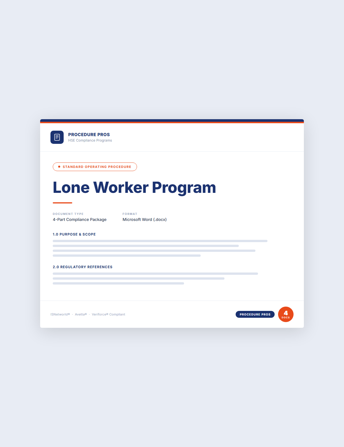 Lone Worker Program