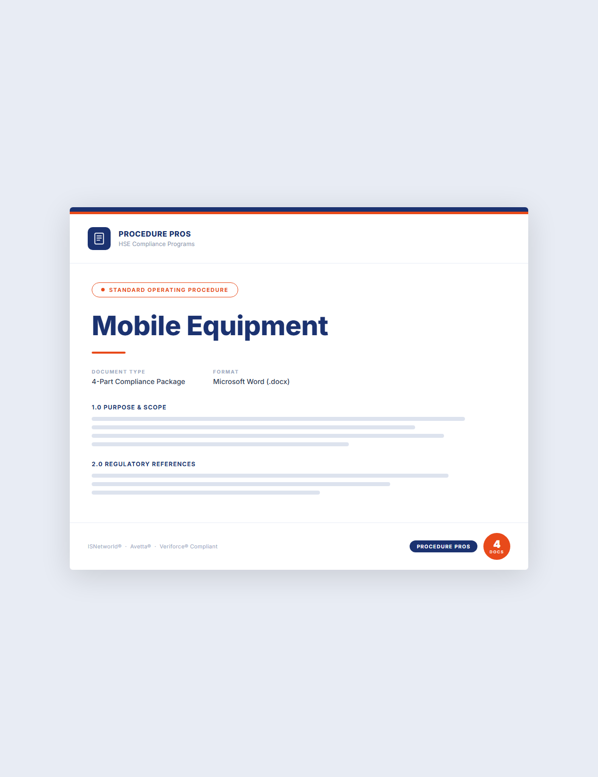 Mobile Equipment