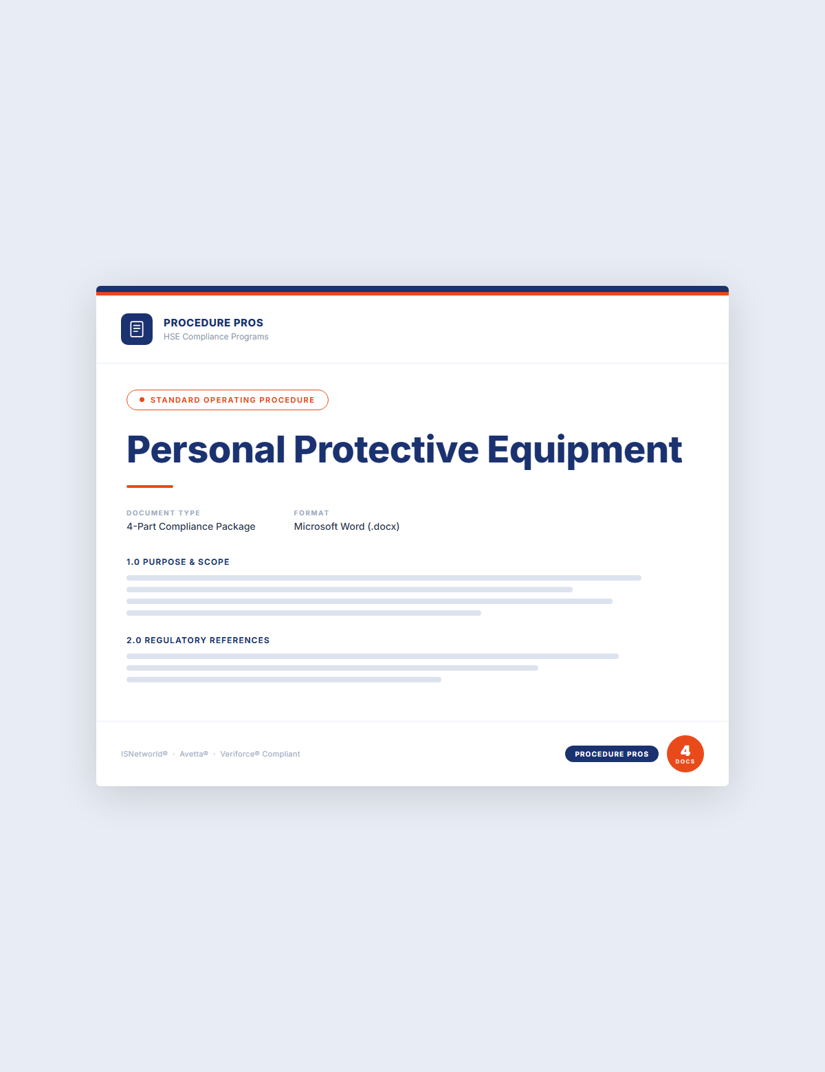 Personal Protective Equipment