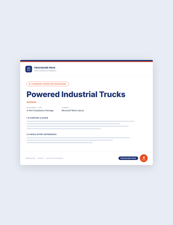 Powered Industrial Trucks
