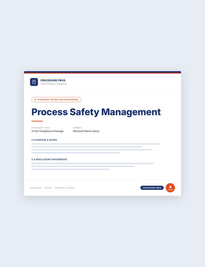 Process Safety Management