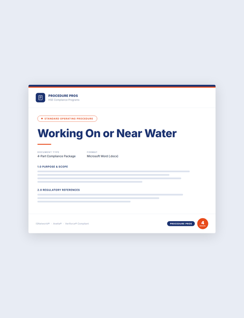 Working On or Near Water